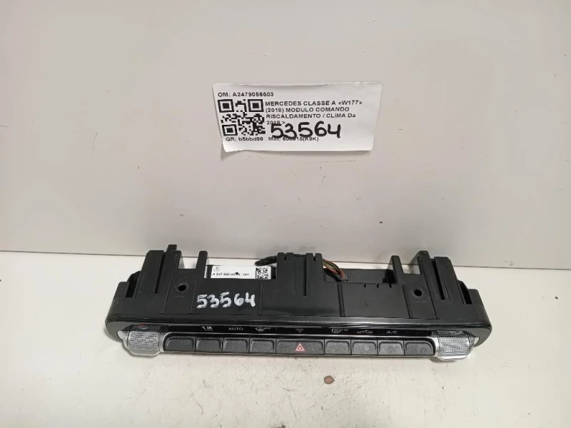 Modulo Comando Riscaldamento Clima A2479056503 Mercedes Classe A W177 2018