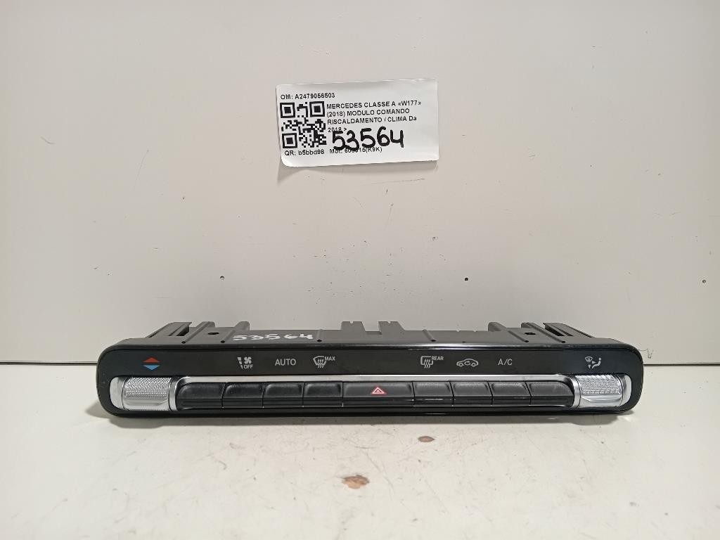 Modulo Comando Riscaldamento Clima A2479056503 Mercedes Classe A W177 2018