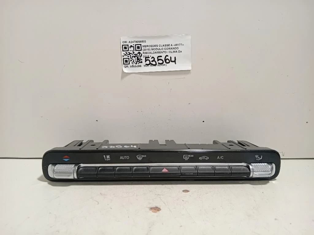 Modulo Comando Riscaldamento Clima A2479056503 Mercedes Classe A W177 2018