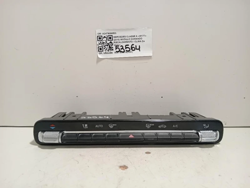 Modulo Comando Riscaldamento Clima A2479056503 Mercedes Classe A W177 2018