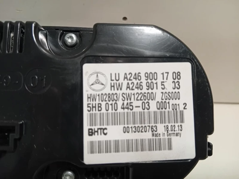 Modulo Comando Riscaldamento Clima A2469001708 Mercedes Classe B W246 2012