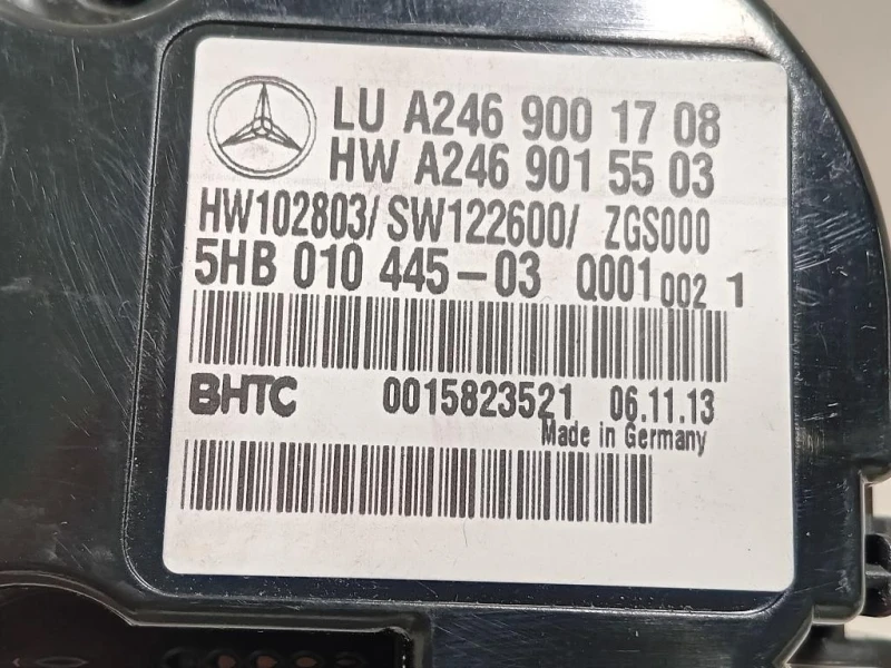 Modulo Comando Riscaldamento Clima A2469001708 Mercedes Classe B W246 2012