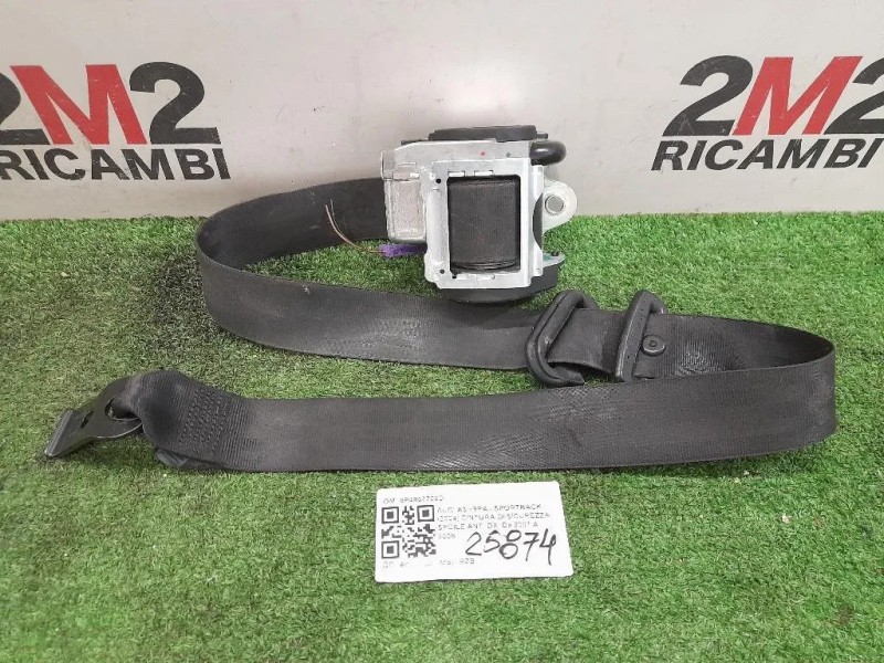 Cintura DI Sicurezza Sedile ANT DX 8P4857706D Audi A3 8PA Sportback 2004