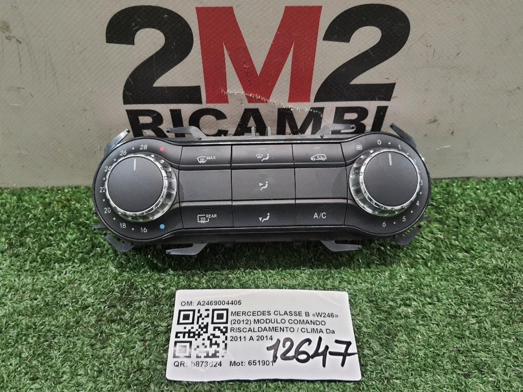 Modulo Comando Riscaldamento Clima A2469004405 Mercedes Classe B W246 2012