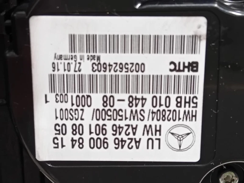 Modulo Comando Riscaldamento Clima A2469008415 A2466800171 Mercedes Classe B W246 2014