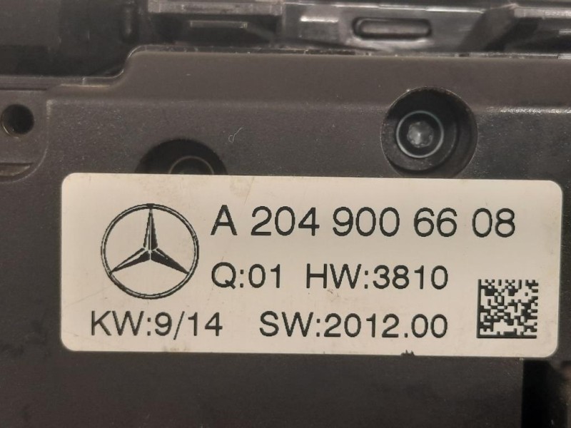 Modulo Comando Riscaldamento Clima A 204 900 66 08 Mercedes Classe C W204 2007