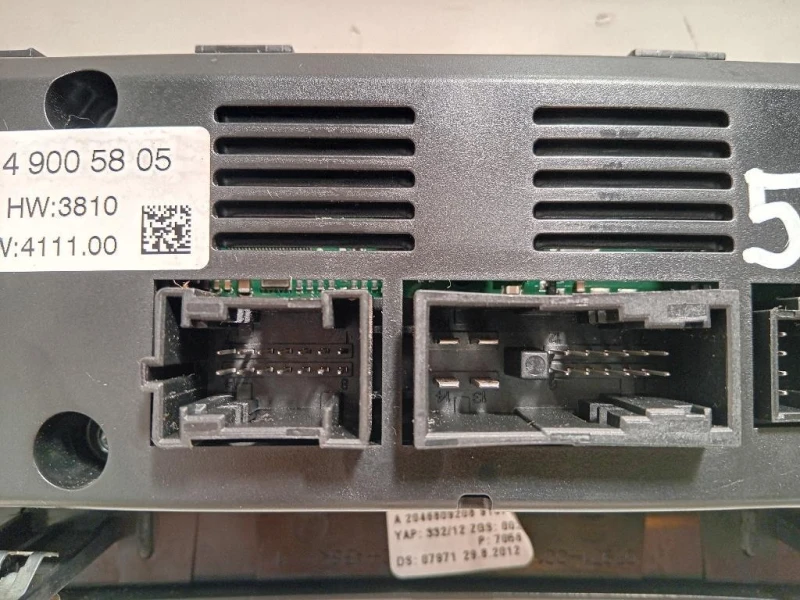 Modulo Comando Riscaldamento Clima A2049005805 Mercedes Classe C W204 2011