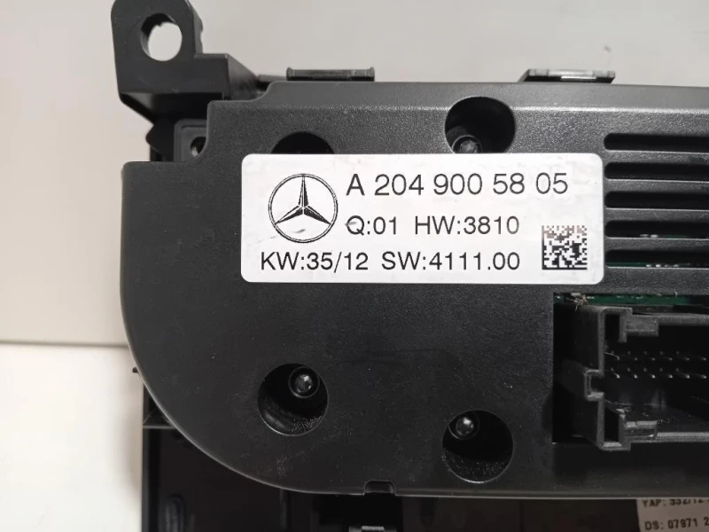Modulo Comando Riscaldamento Clima A2049005805 Mercedes Classe C W204 2011
