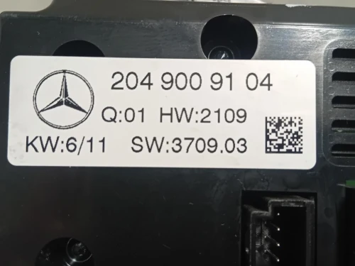 Modulo Comando Riscaldamento Clima A2049009104 Mercedes Classe C W204 2011