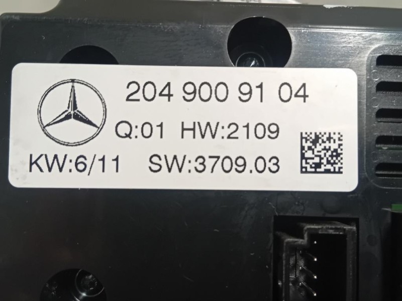 Modulo Comando Riscaldamento Clima A2049009104 Mercedes Classe C W204 2011