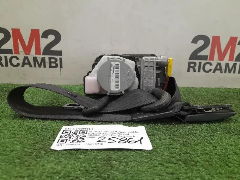 Cintura DI Sicurezza Sedile ANT DX 8K1857706K Audi A4 8ED Avant 2005