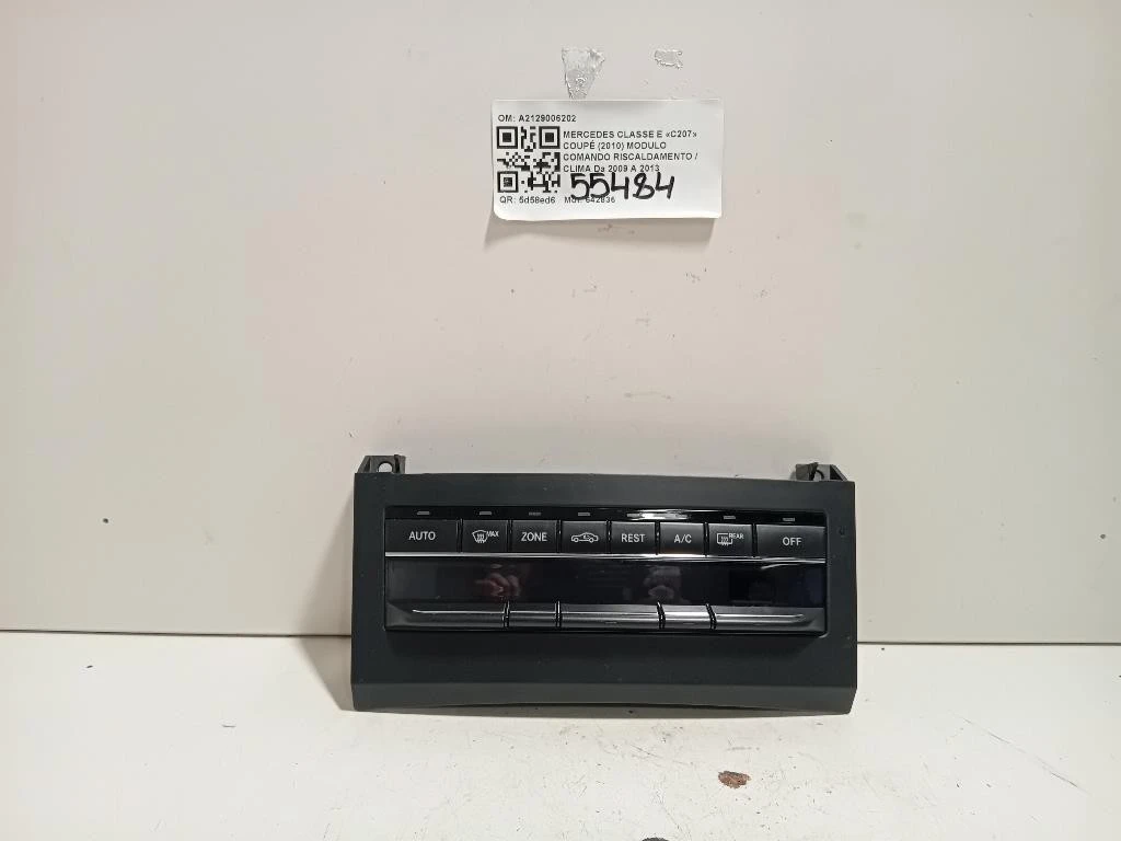 Modulo Comando Riscaldamento Clima A2129006202 Mercedes Classe E C207 Coupé 2010