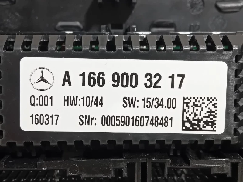 Modulo Comando Riscaldamento Clima A1669003217 Mercedes Classe GLE W166 2015