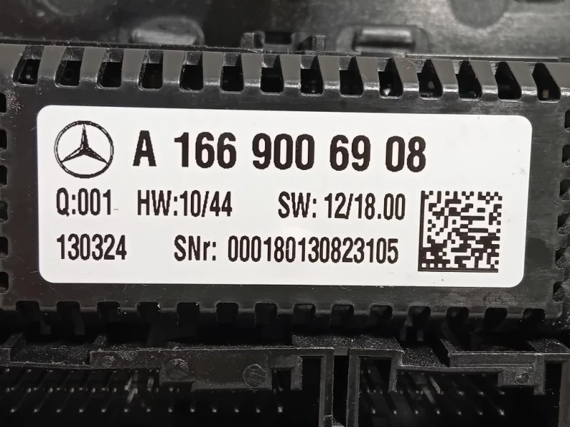 Modulo Comando Riscaldamento Clima A166 900 69 08 Mercedes Classe ML W166 2012