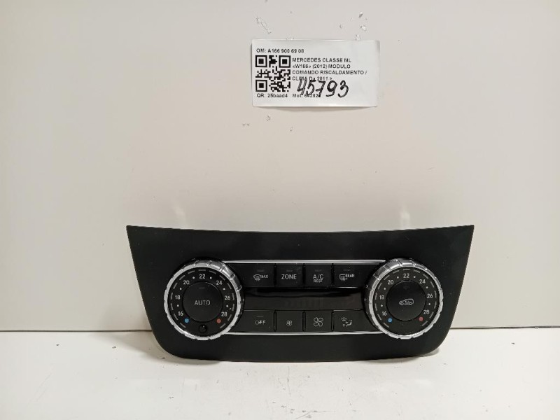 Modulo Comando Riscaldamento Clima A166 900 69 08 Mercedes Classe ML W166 2012