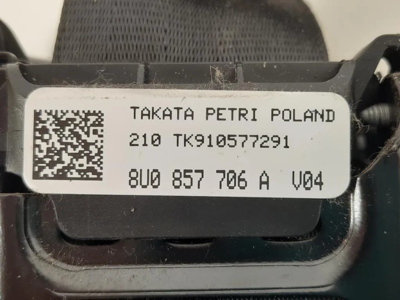 Cintura DI Sicurezza Sedile ANT DX 8U0857706 A Audi Q3 8UB 2012