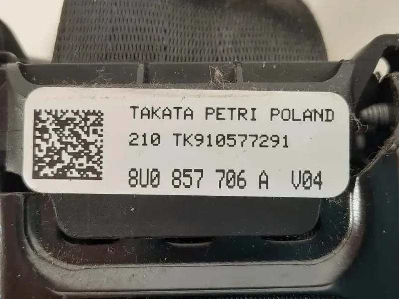 Cintura DI Sicurezza Sedile ANT DX 8U0857706 A Audi Q3 8UB 2012