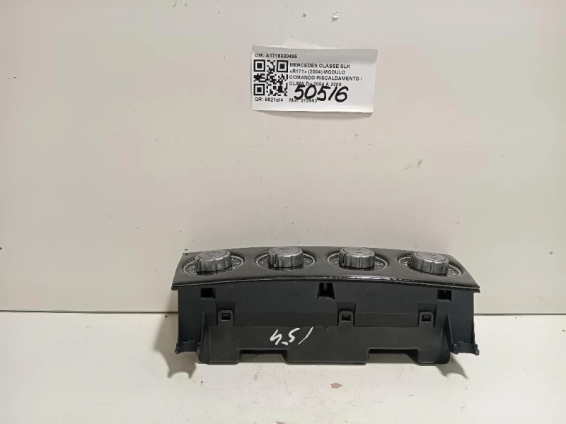 Modulo Comando Riscaldamento Clima A1718300485 Mercedes Classe SLK R171 2004