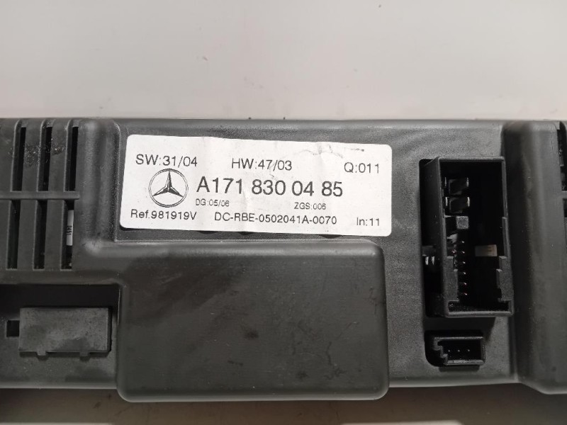 Modulo Comando Riscaldamento Clima A1718300485 Mercedes Classe SLK R171 2004