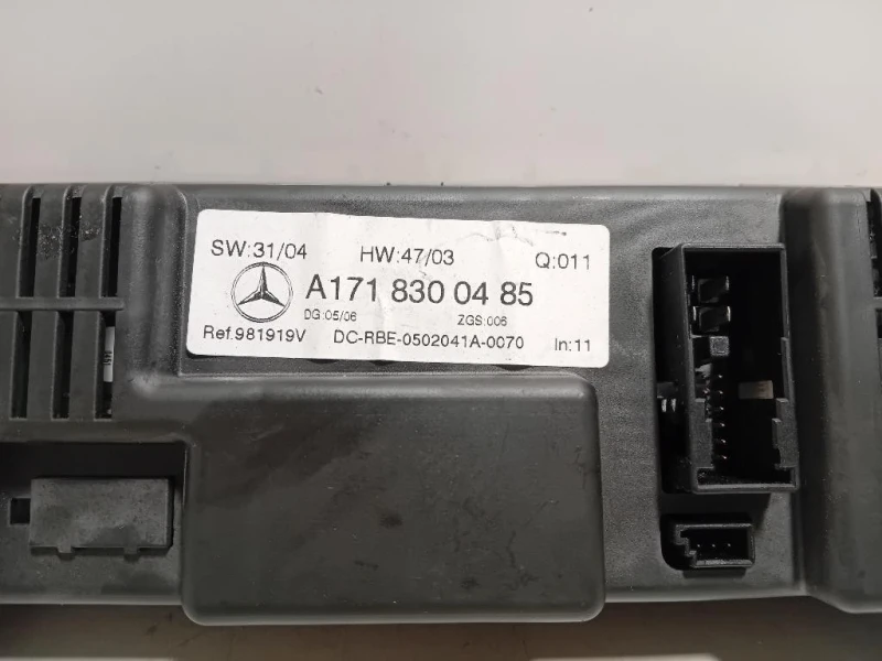 Modulo Comando Riscaldamento Clima A1718300485 Mercedes Classe SLK R171 2004
