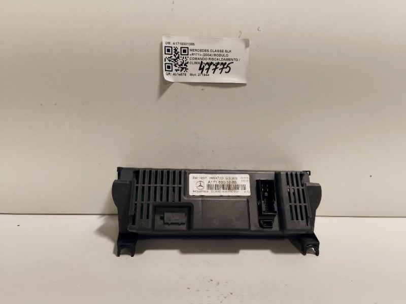 Modulo Comando Riscaldamento Clima A1718301085 Mercedes Classe SLK R171 2004