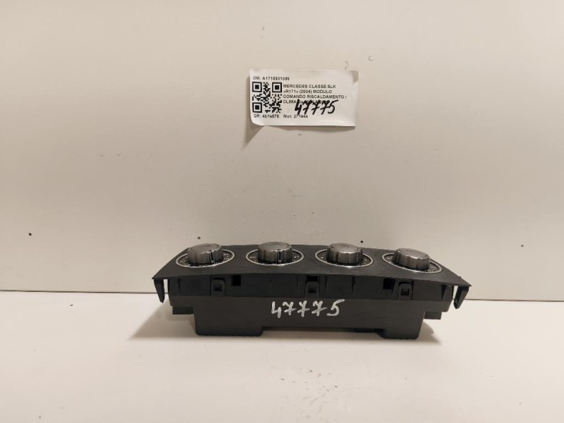 Modulo Comando Riscaldamento Clima A1718301085 Mercedes Classe SLK R171 2004