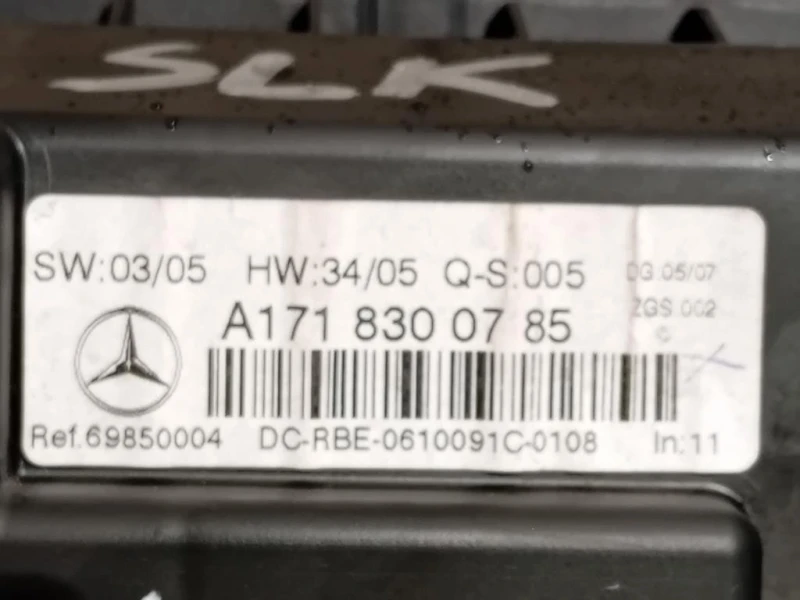 Modulo Comando Riscaldamento Clima A1718300785 Mercedes Classe SLK R171 2004