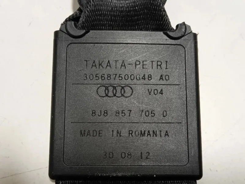 Cintura DI Sicurezza Sedile ANT DX 305687500G48 Audi TT 8J3 2010