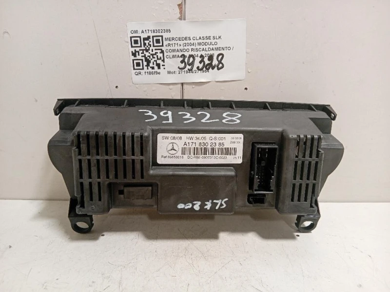 Modulo Comando Riscaldamento Clima A1718302385 Mercedes Classe SLK R171 2004