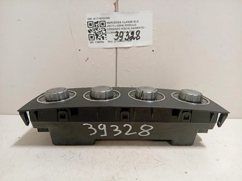 Modulo Comando Riscaldamento Clima A1718302385 Mercedes Classe SLK R171 2004