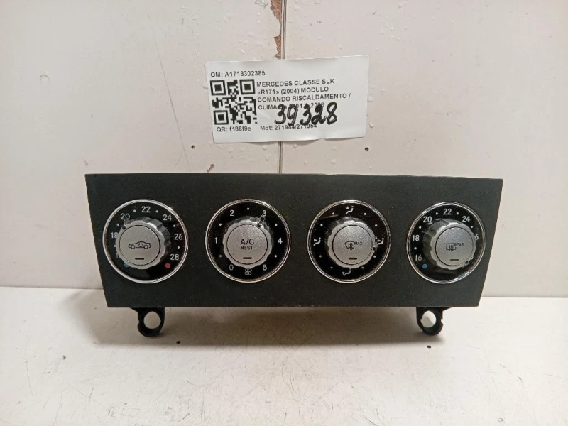 Modulo Comando Riscaldamento Clima A1718302385 Mercedes Classe SLK R171 2004