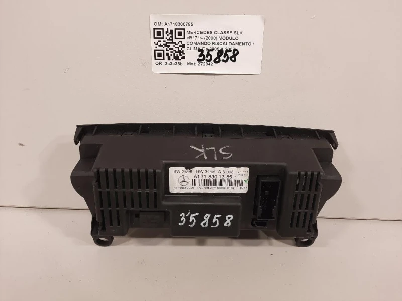 Modulo Comando Riscaldamento Clima A1718300785 Mercedes Classe SLK R171 2004