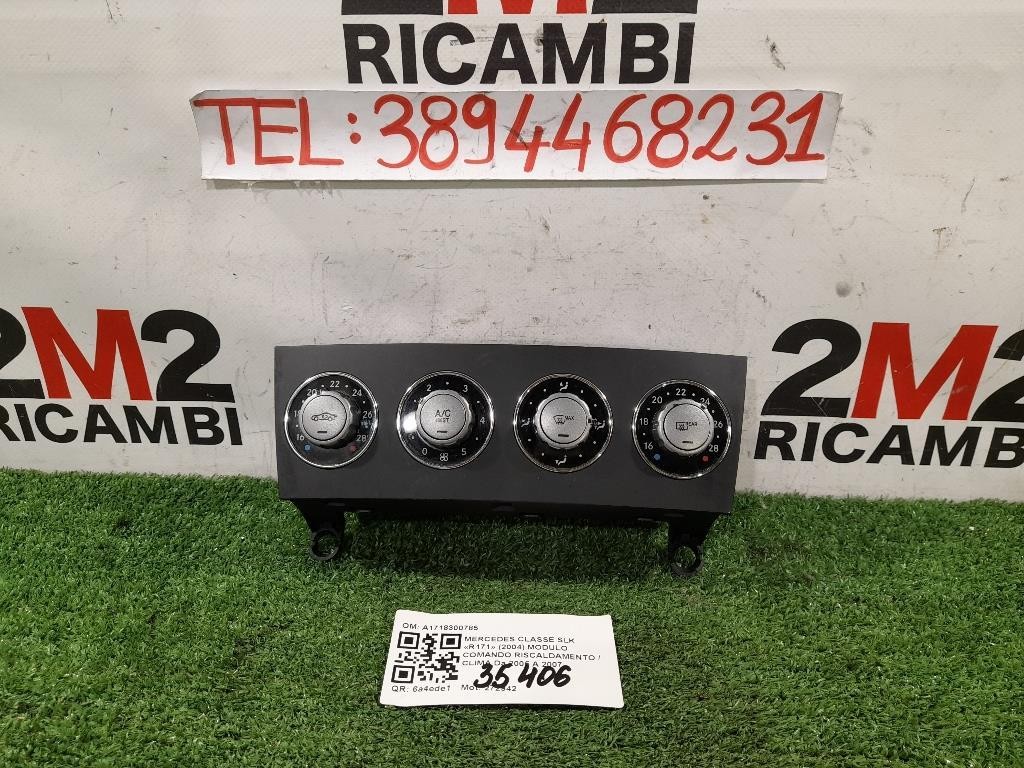 Modulo Comando Riscaldamento Clima A1718300785 Mercedes Classe SLK R171 2008