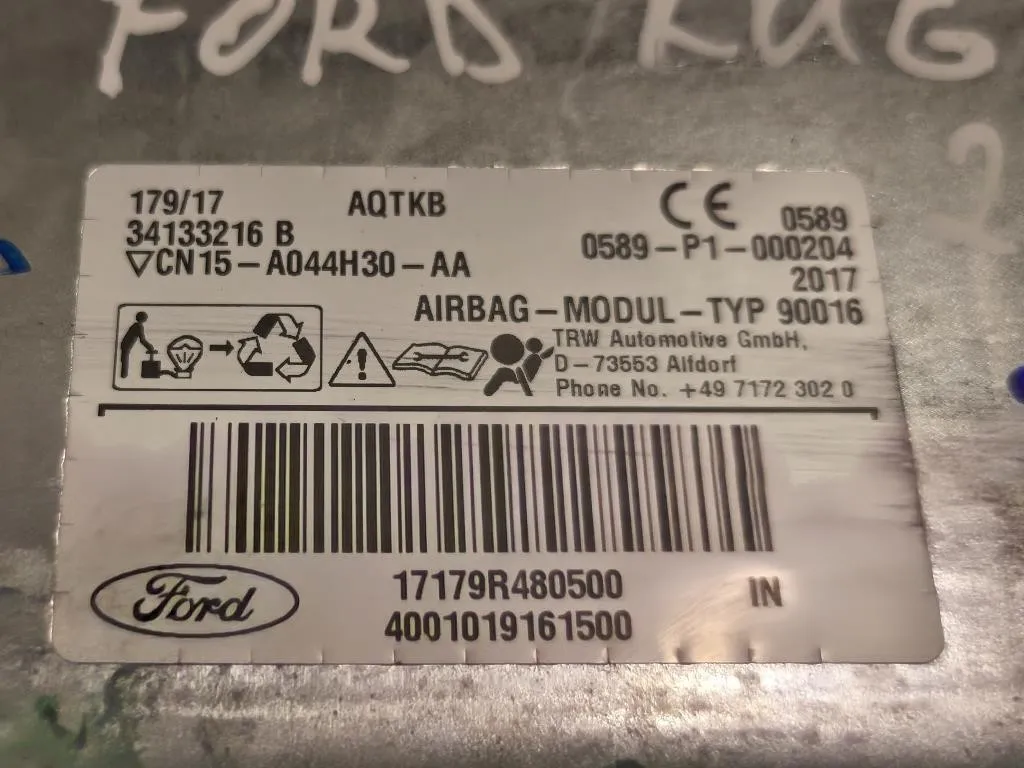 Air-bag Passeggero 34133216 CN15-A044H30-AA Ford Ecosport 2017