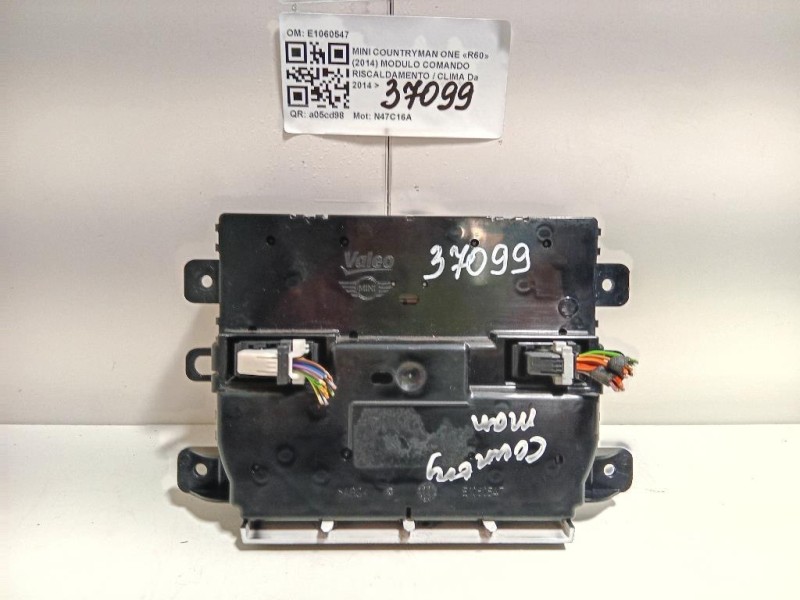 Modulo Comando Riscaldamento Clima E1060547 Mini Countryman ONE R60 2014