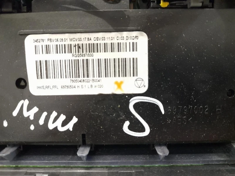 Modulo Comando Riscaldamento Clima 69790504 69797002 Mini MINI Clubman R55 2008