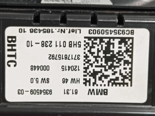 Modulo Comando Riscaldamento Clima 9354509-03 Mini MINI Cooper F56 2014