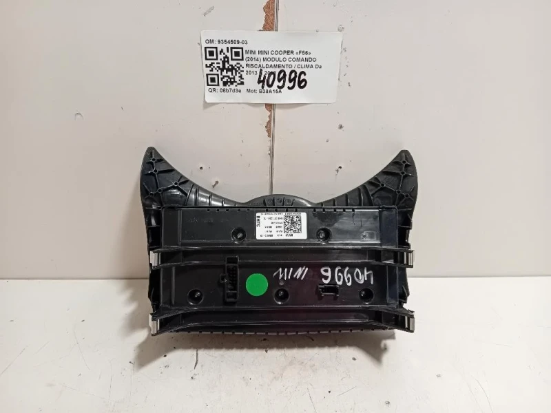 Modulo Comando Riscaldamento Clima 9354509-03 Mini MINI Cooper F56 2014
