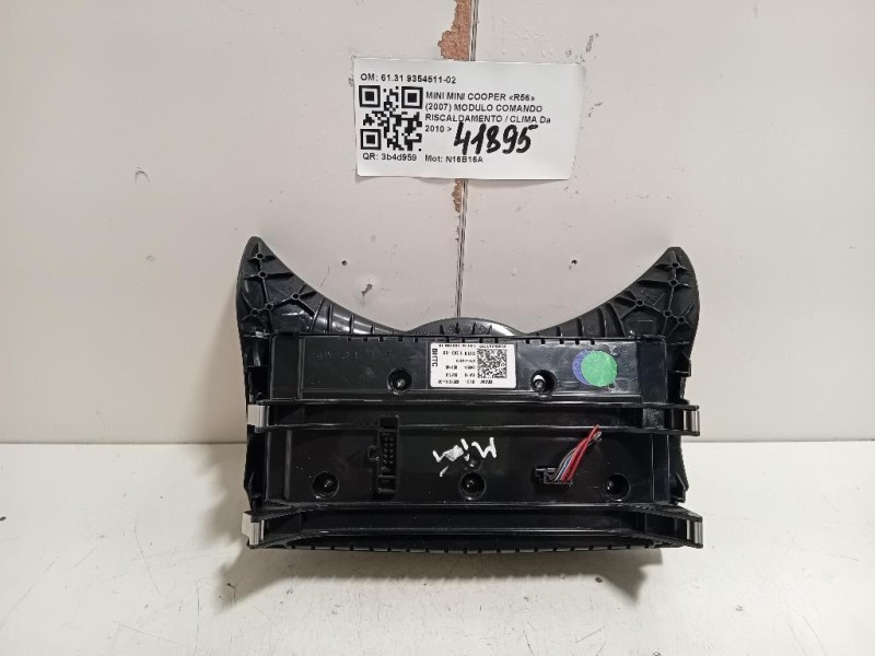 Modulo Comando Riscaldamento Clima 61319354511 Mini MINI Cooper R56 2007