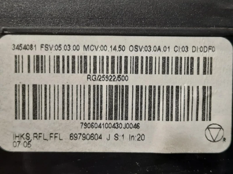 Modulo Comando Riscaldamento Clima 51169151327 Mini MINI Cooper R56 2007