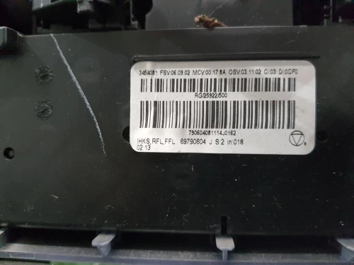 Modulo Comando Riscaldamento Clima 69790604 Mini MINI Cooper R56 2007