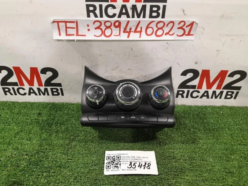 Modulo Comando Riscaldamento Clima 6131 9383892-01 Mini MINI ONE F55 2014