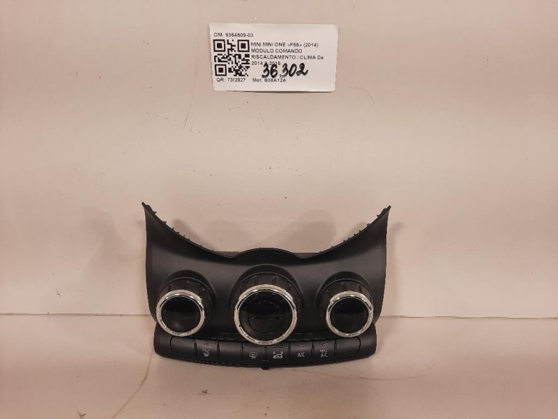 Modulo Comando Riscaldamento Clima 9354509-03 Mini MINI ONE F55 2014