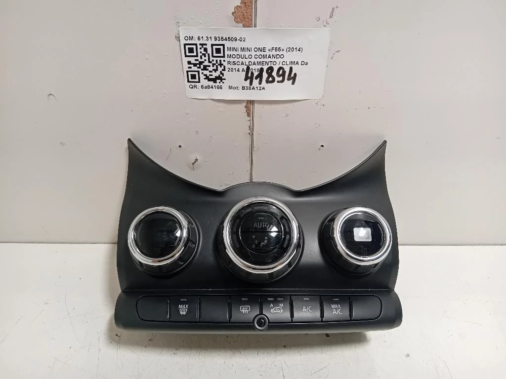 Modulo Comando Riscaldamento Clima 61319354509 Mini MINI ONE F55 2014