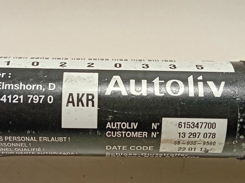 Cintura DI Sicurezza Sedile ANT DX 619668400A Chevrolet Orlando 2011