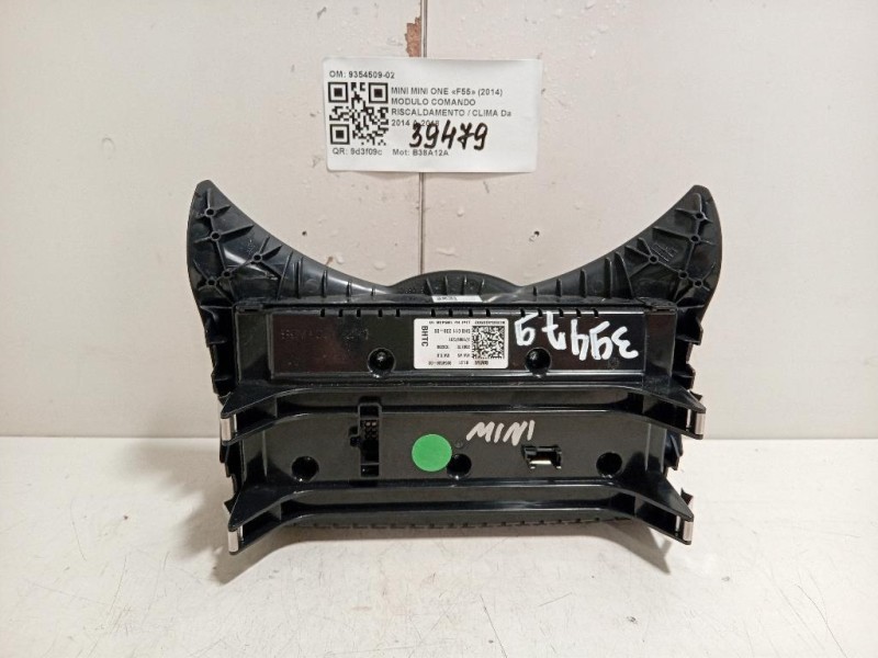 Modulo Comando Riscaldamento Clima 9354509-02 Mini MINI ONE F55 2014