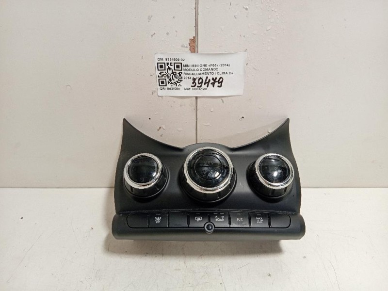 Modulo Comando Riscaldamento Clima 9354509-02 Mini MINI ONE F55 2014