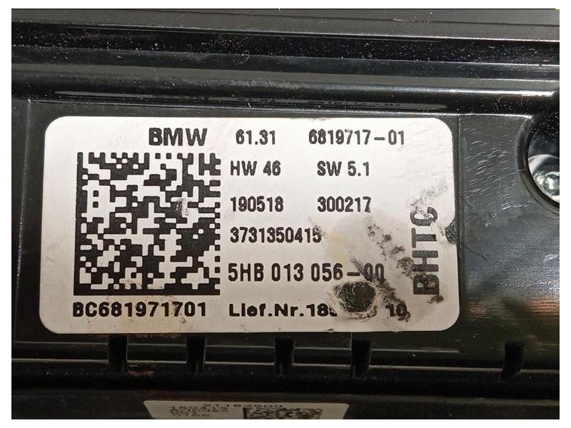 Cintura DI Sicurezza Sedile ANT DX 13297103 Chevrolet Orlando 2011