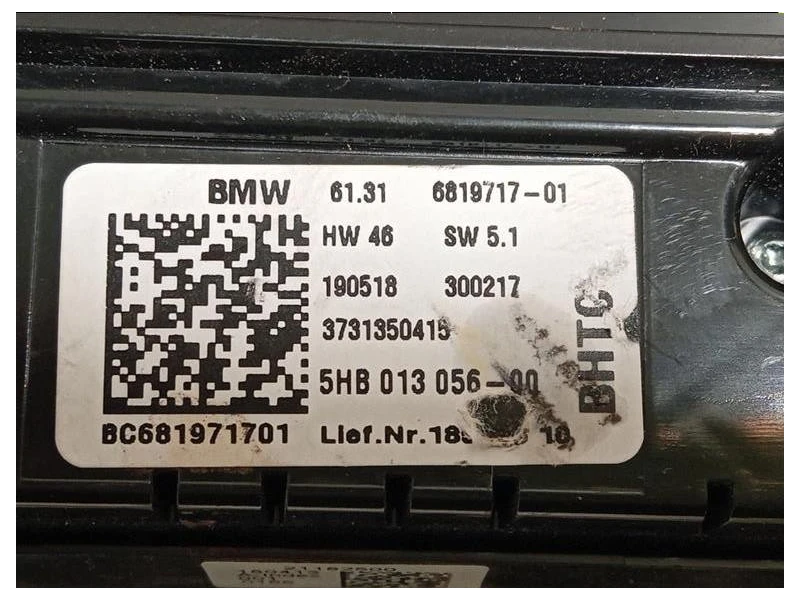 Modulo Comando Riscaldamento Clima 6819717-01 Mini MINI ONE F55 2014