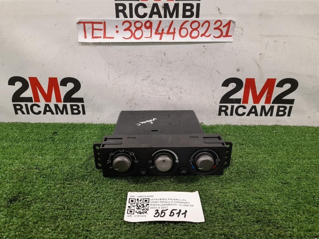 Modulo Comando Riscaldamento Clima 146570-0022 Mitsubishi Pajero III 2000